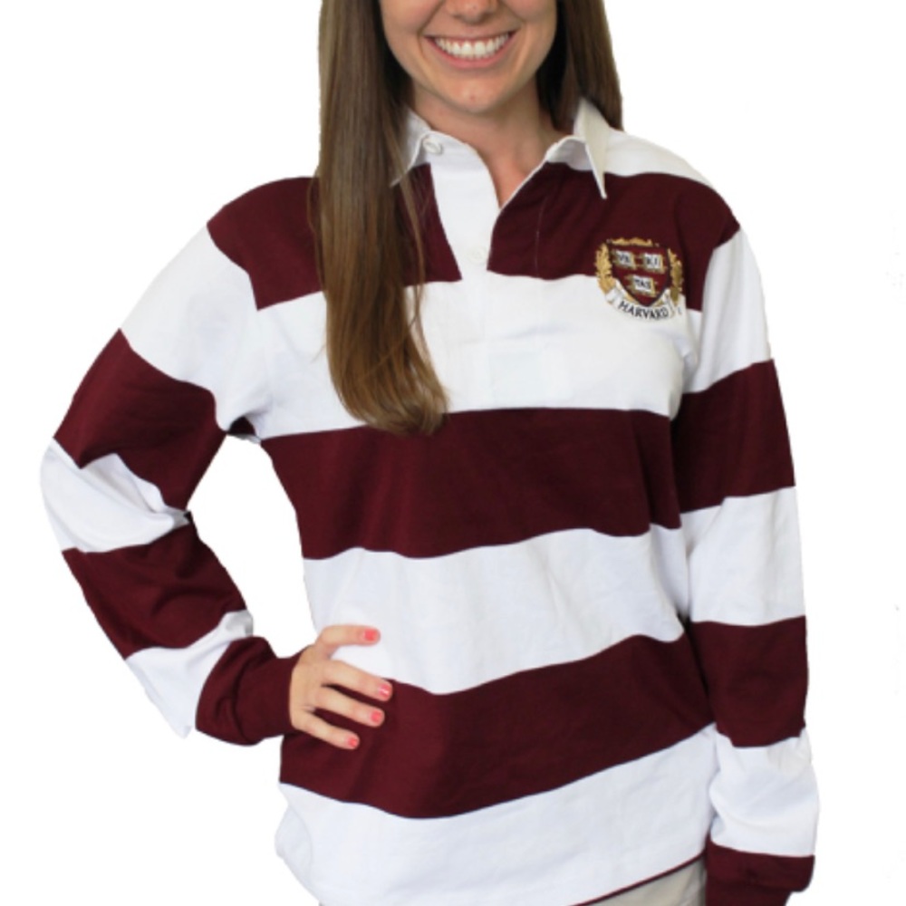 Harvard University rugby shirt XS